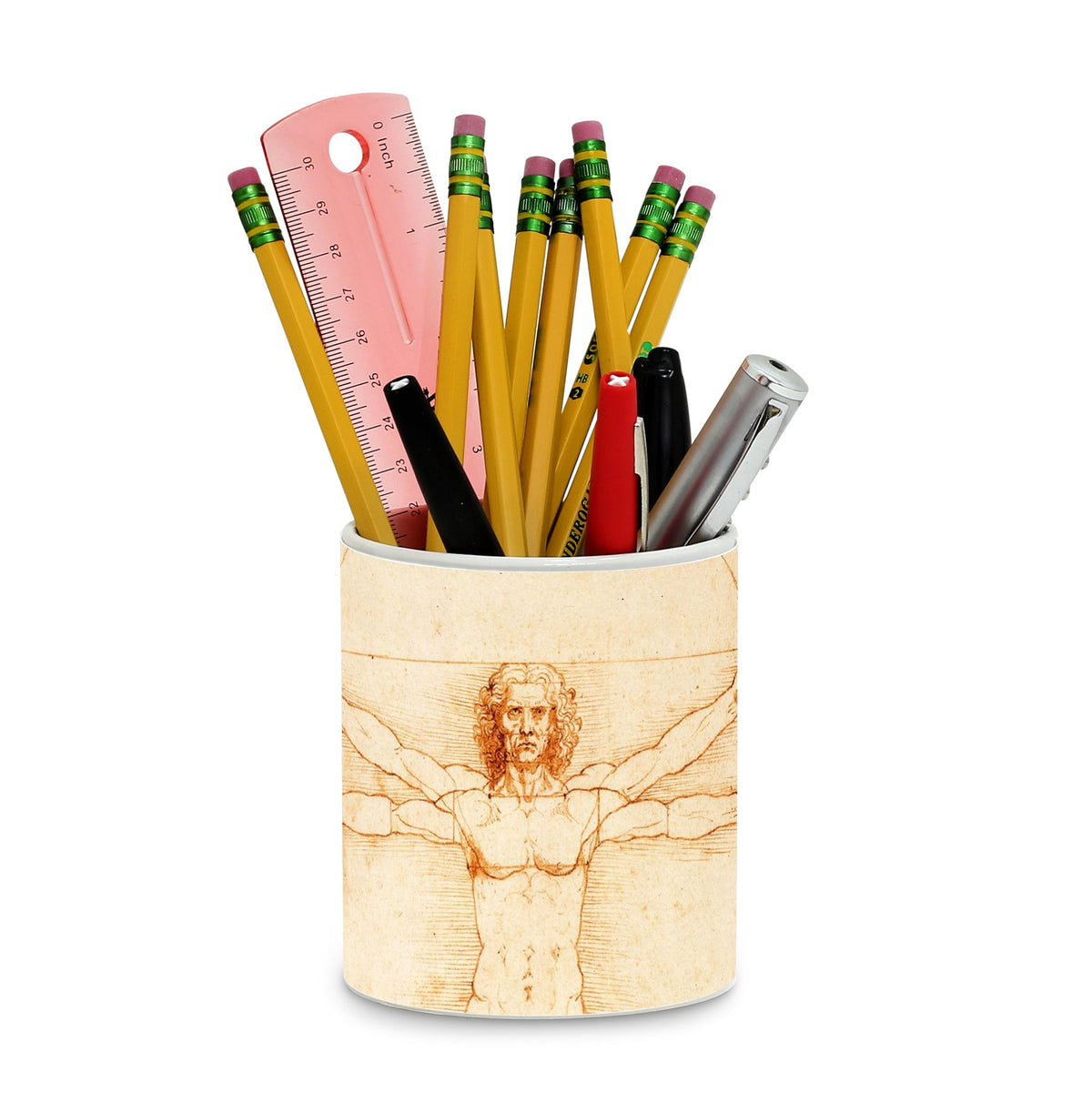 SUBLIMART: Affresco - Multi Use Tumbler - Leonardo Da Vinci Vitruvian Man (Design #AFF11) - tops-selection.shop