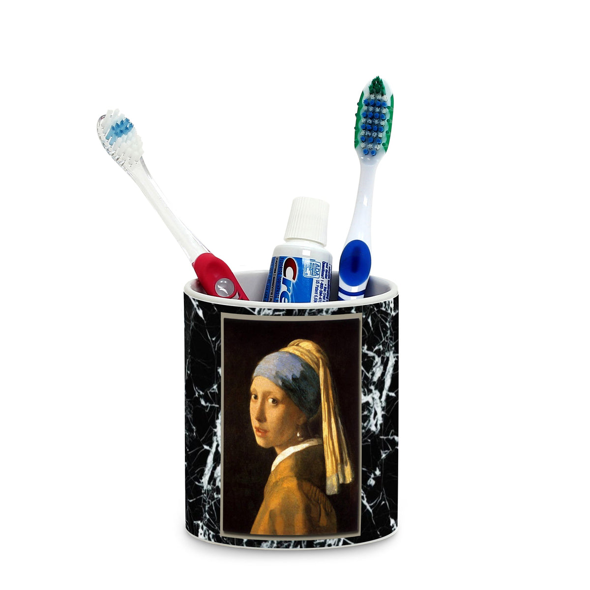 SUBLIMART: Affresco - Multi Use Tumbler - Opera "Girl with a Pearl Earring" by Johannes Vermeer. (Design #AFF08) - tops-selection.shop