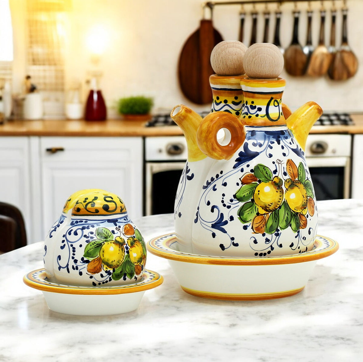 LIMONCINI: 'The Better Half' Oil+Vinegar and Salt+Pepper Sets