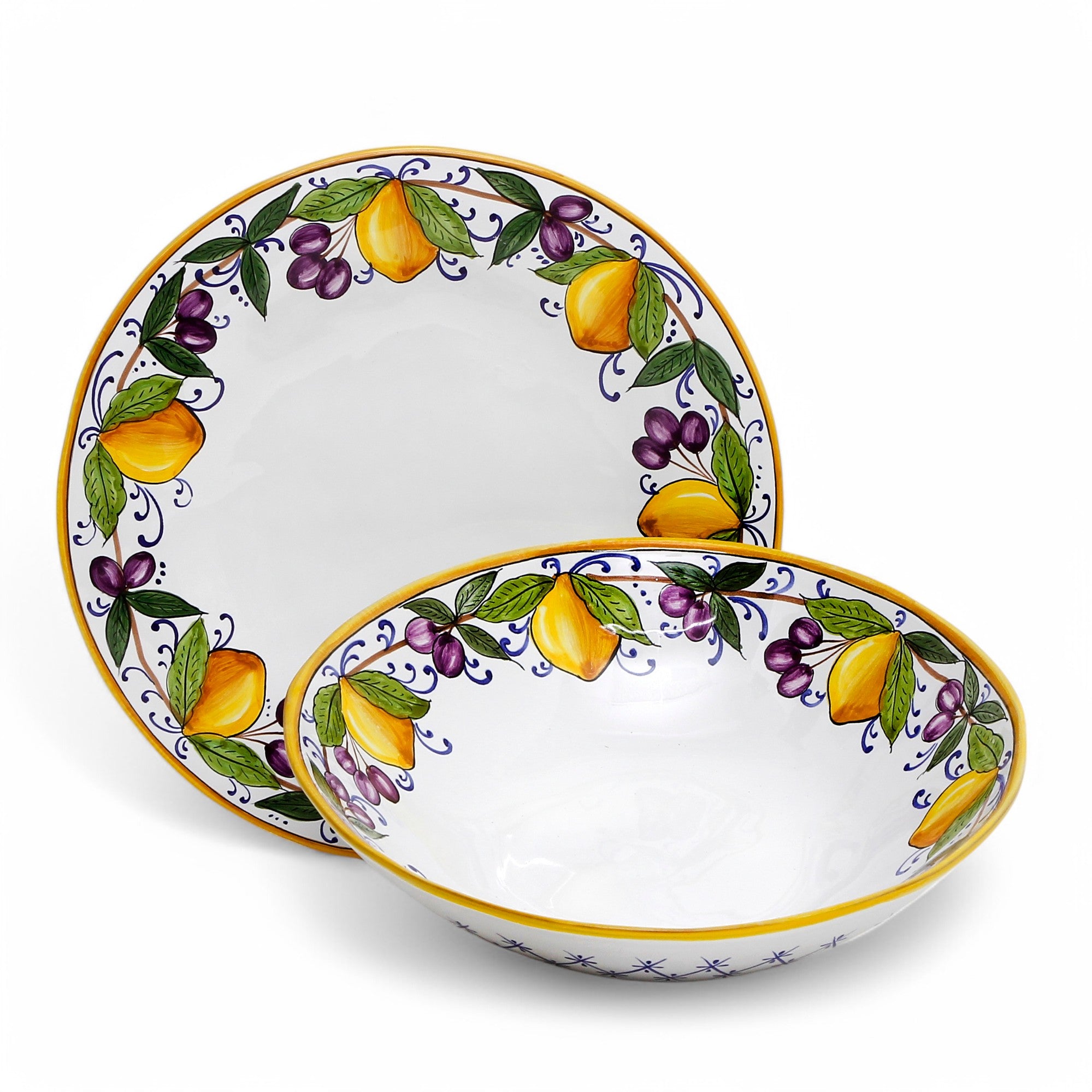 LIMONI POSITANO: Two Pieces Serving Set Bundle