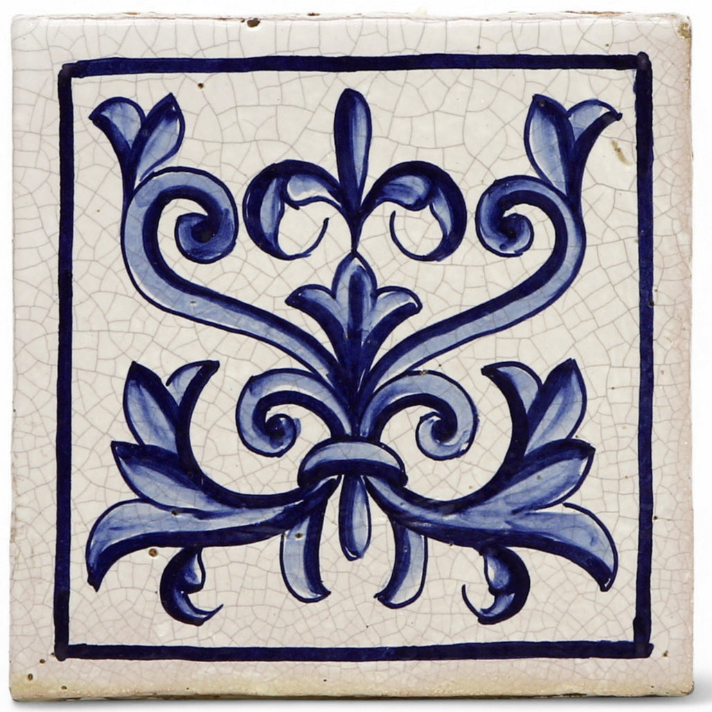 ANTICA DERUTA: Hand Painted Ceramic Authentic Deruta Tile
