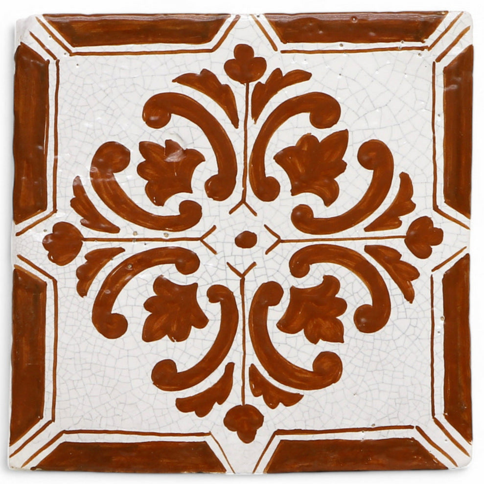 ANTICA DERUTA: Hand Painted Ceramic Authentic Deruta Tile