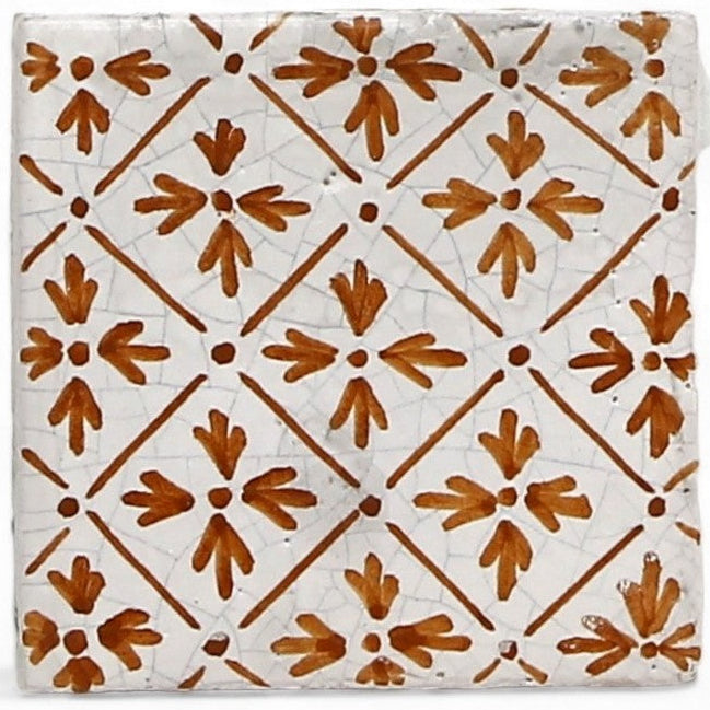 ANTICA DERUTA: Hand Painted Ceramic Authentic Deruta Tile