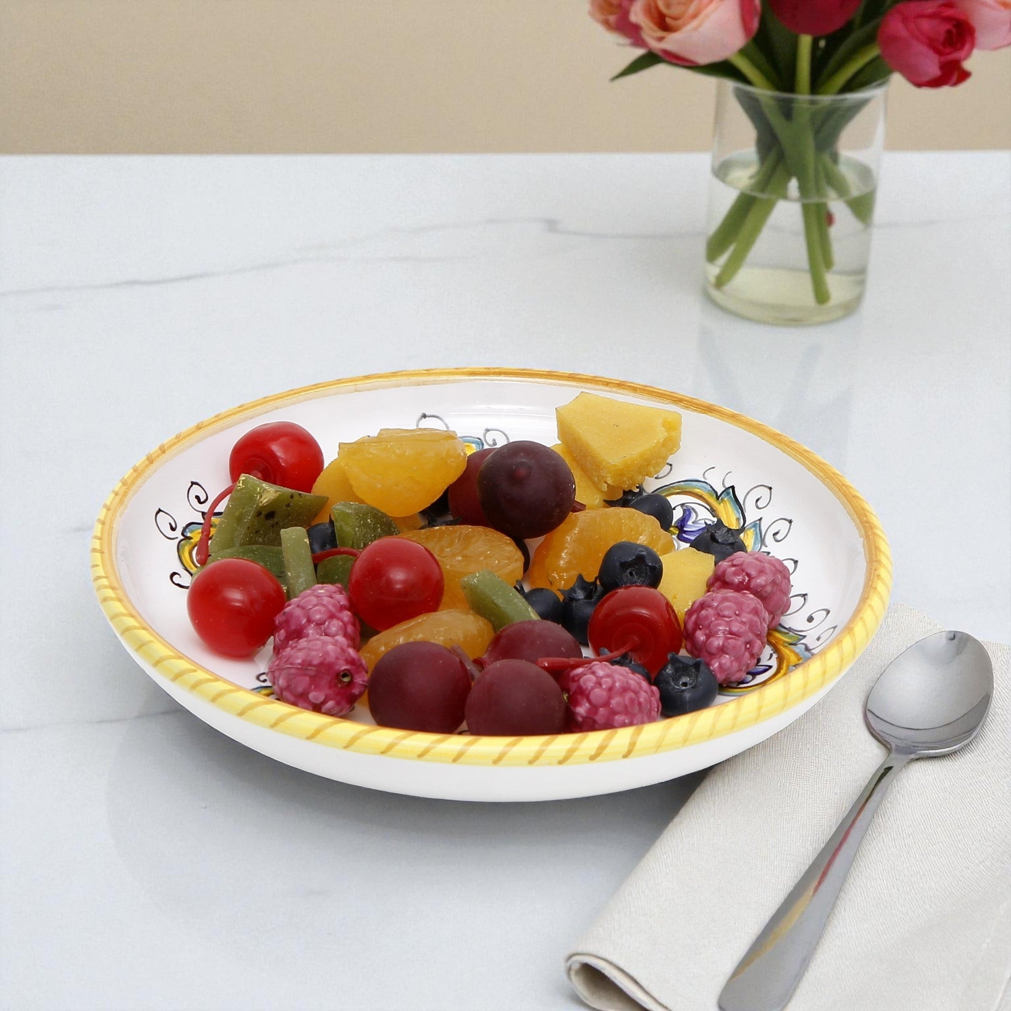 DERUTA PERUGINO: Outlet Special! Small Round Coupe Multipurpose Bowl