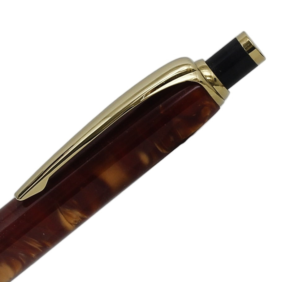 ART-PEN: Handcrafted Luxury Click Pen - Gold finish with acrylic hand turned body - tops-selection.shop
