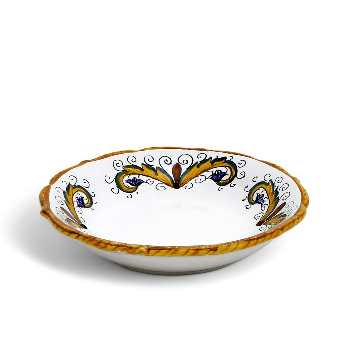 PERUGINO DERUTA: Outlet Special! The perfectly sized Cereal/Pasta Bowl Fluted Rim (8"Ø)