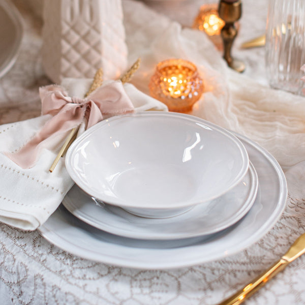 VIETRI: Aria White Cereal Bowl