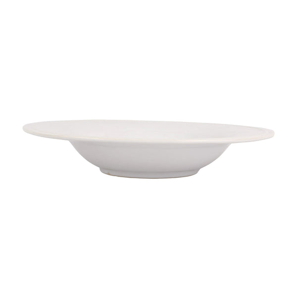 VIETRI: Aria White Shallow Serving Bowl