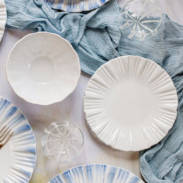 VIETRI: Bari White Salad Plate