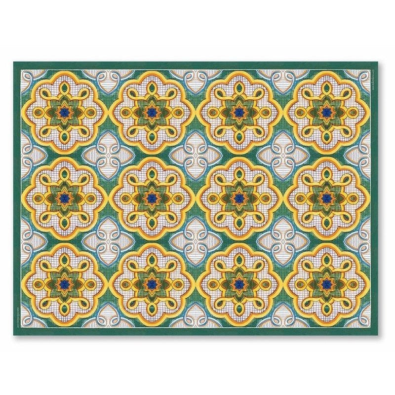 ITALIAN DREAM: Set of 4 Placemats + 4 Coasters - Design VIETRI/D - tops-selection.shop