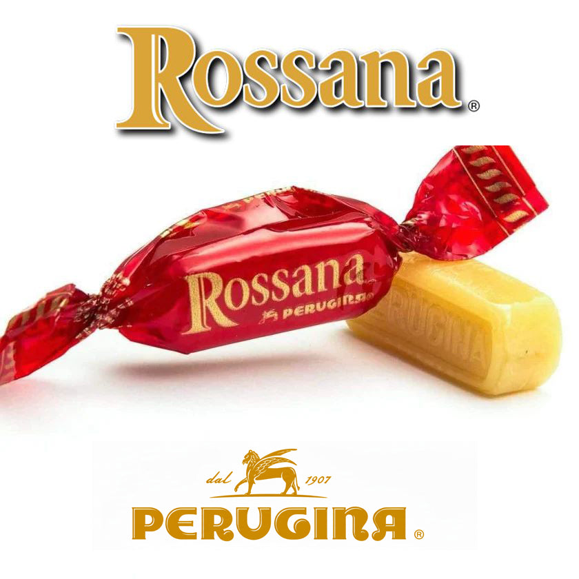 LOVE.ly Deruta Keepsake Round Box with 10 Baci Perugina or 20 ROSSANA Candies - RICCO DERUTA design