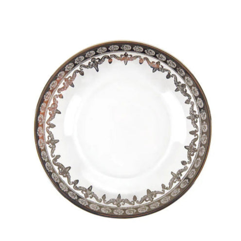 ARTE ITALICA: Vetro Silver Salad/Dessert Plate