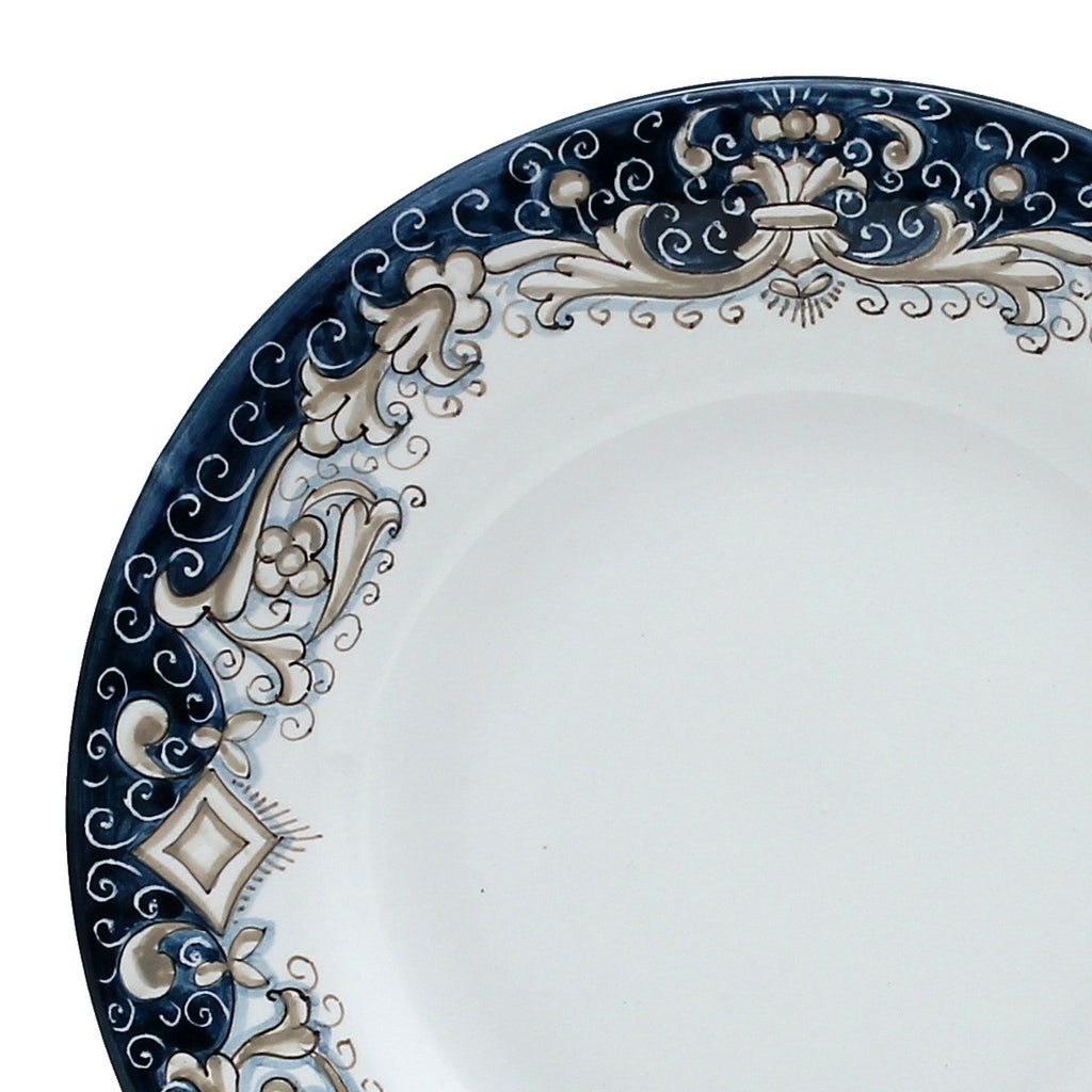 DERUTA COLORI: Salad Plate - BLUE ANTICO - tops-selection.shop