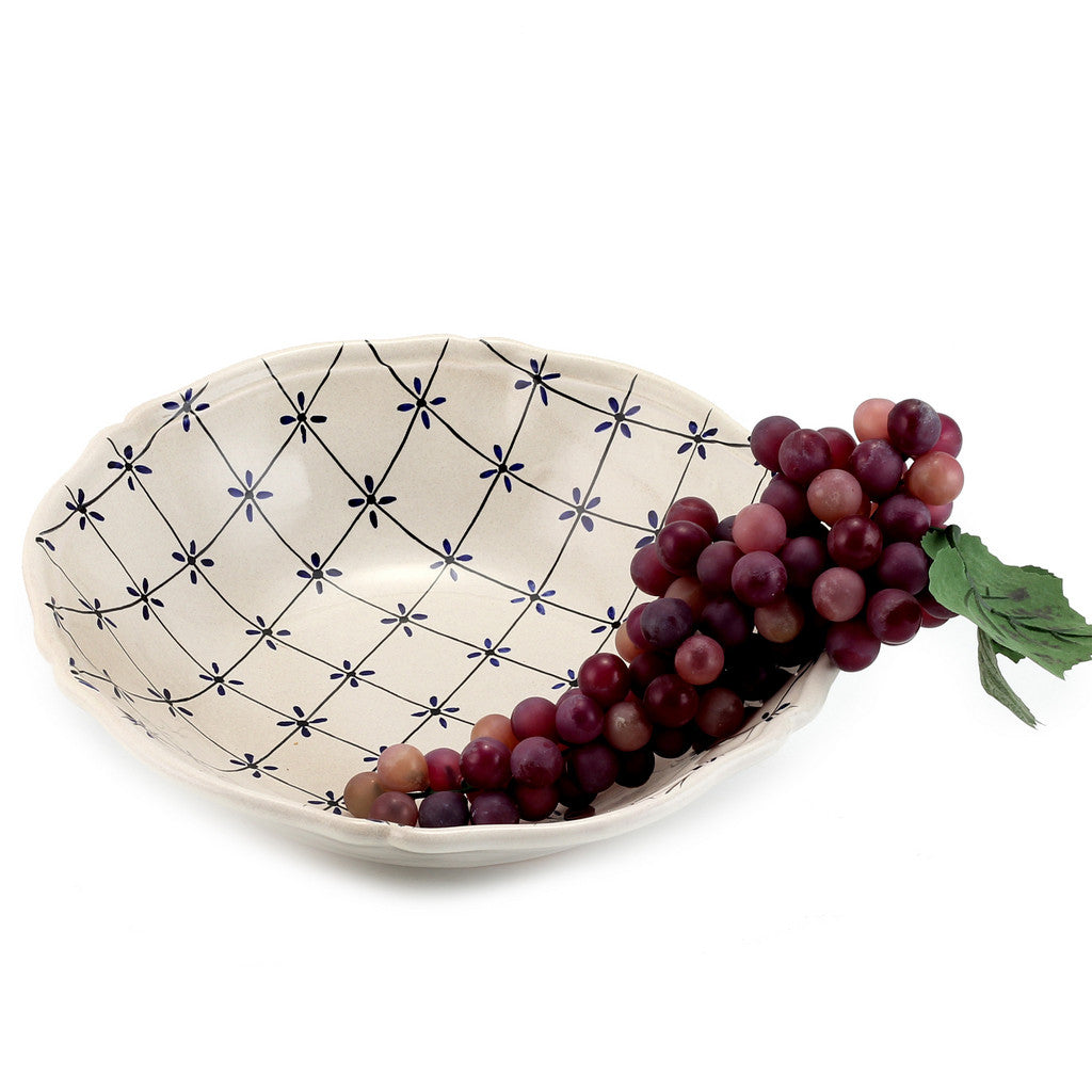 BLU STELLA: Salad/Pasta Serving Bowl [R] - tops-selection.shop