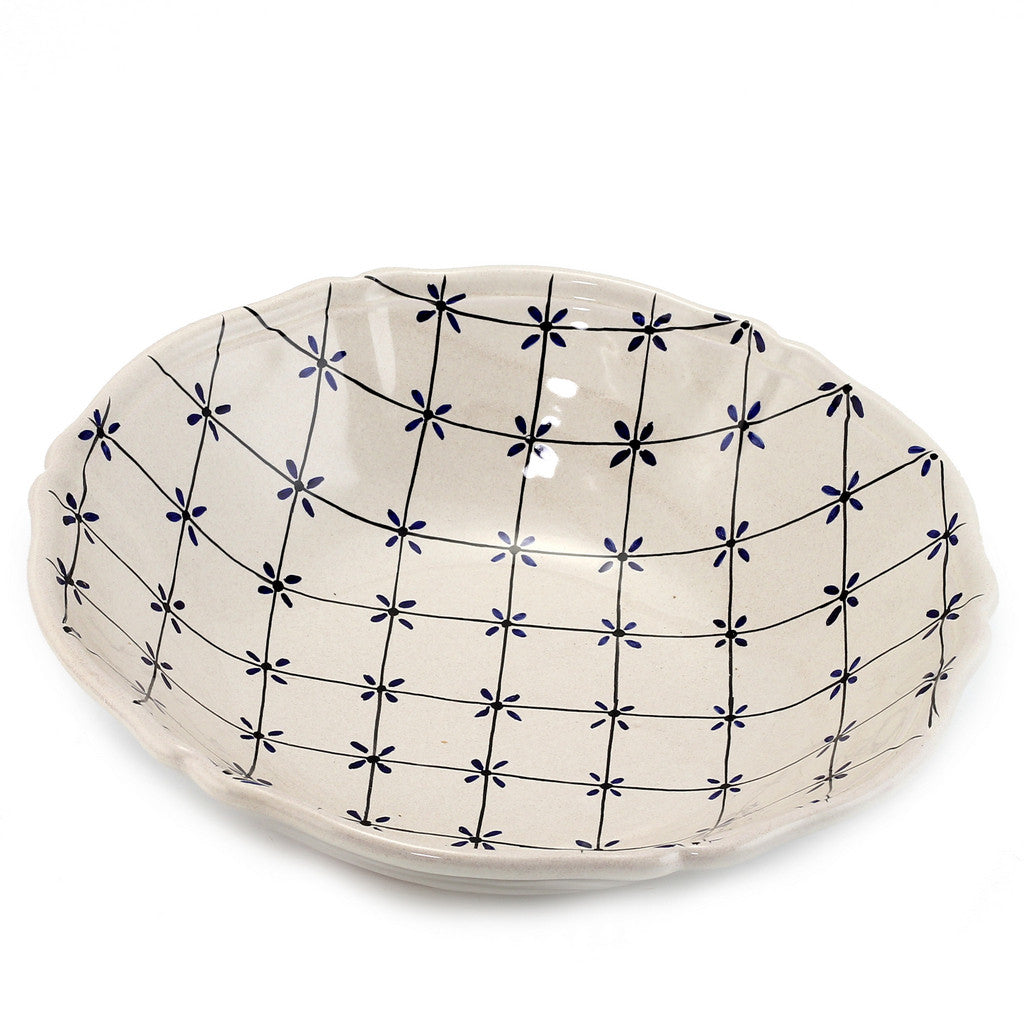 BLU STELLA: Salad/Pasta Serving Bowl [R] - tops-selection.shop