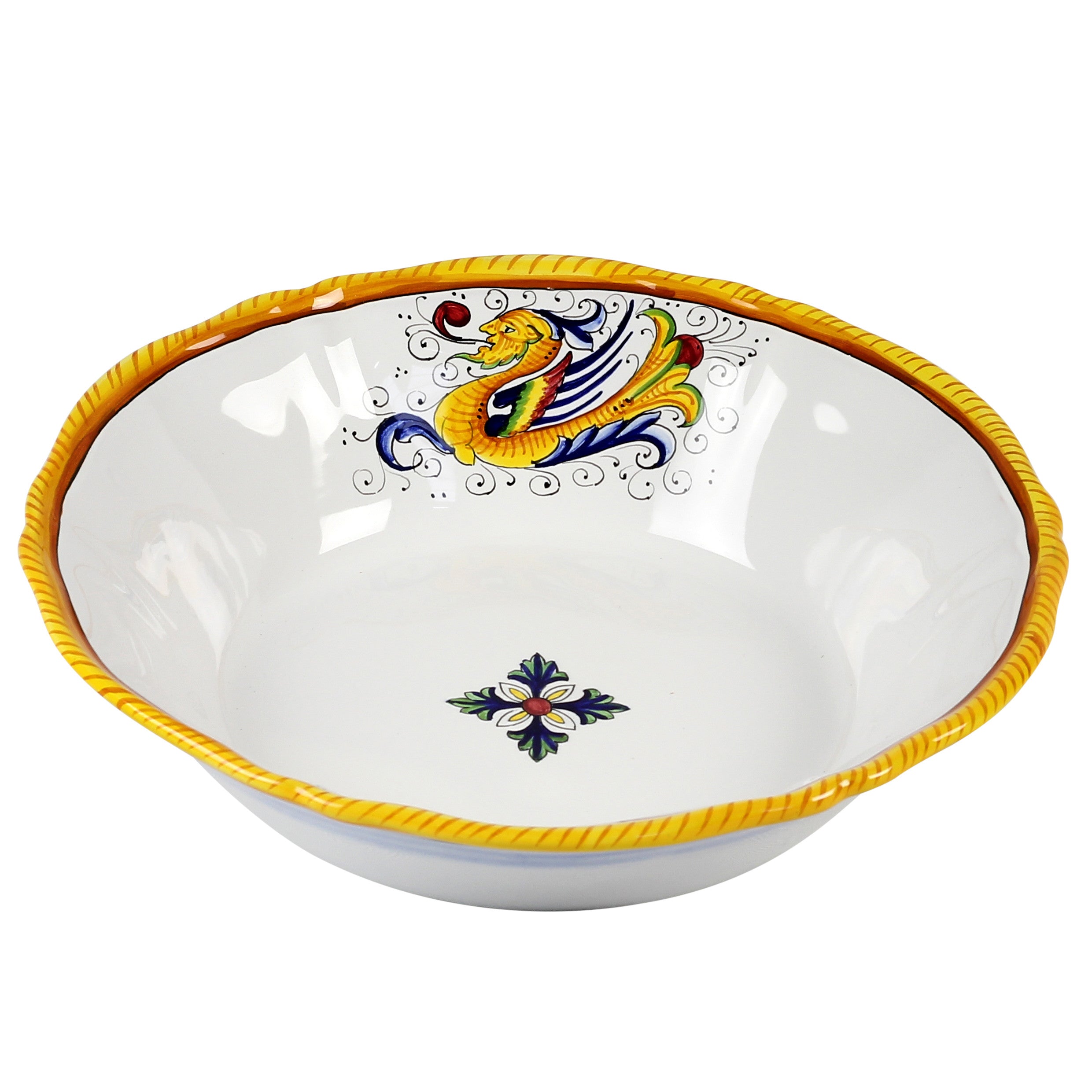 RAFFAELLESCO LITE: Serving Pasta/Salad Large Bowl - tops-selection.shop