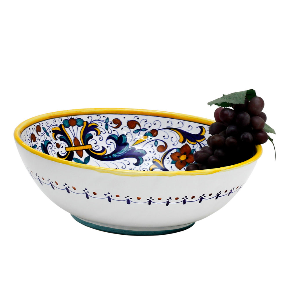 RICCO DERUTA CLASSICO: Large Serving Salad Pasta Bowl - tops-selection.shop