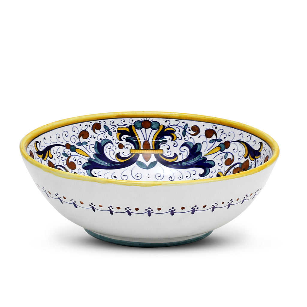 RICCO DERUTA CLASSICO: Large Serving Salad Pasta Bowl - tops-selection.shop