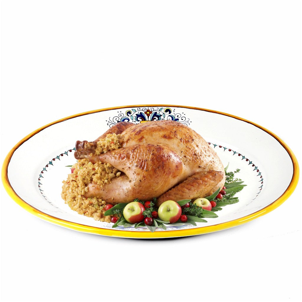 RICCO DERUTA LITE: Large Oval Turkey Platter - tops-selection.shop