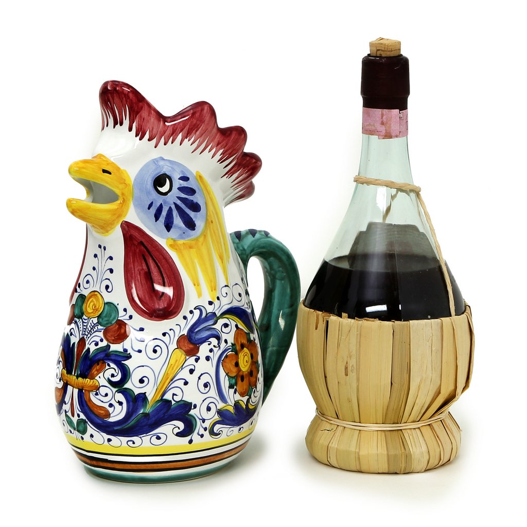 RICCO DERUTA: Rooster of Fortune multi use pitcher - tops-selection.shop