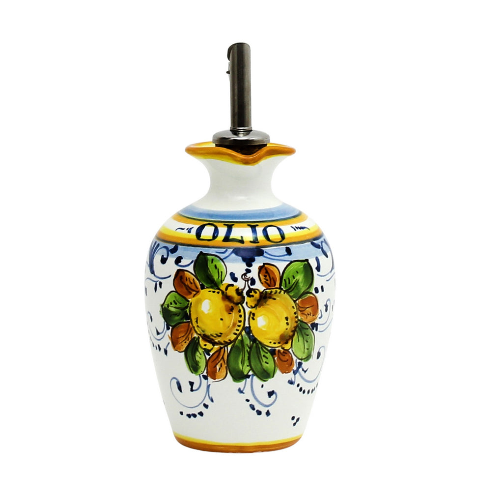 LIMONCINI: Small Olive Oil Bottle Dispenser with handle - tops-selection.shop