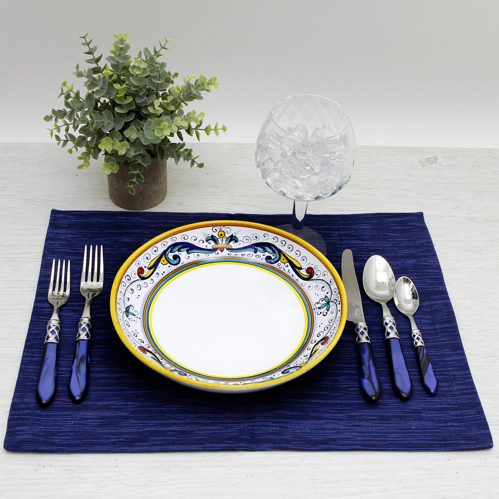 RICCO DERUTA: Risotto/Pasta/Cioppino round shallow coupe bowl - tops-selection.shop