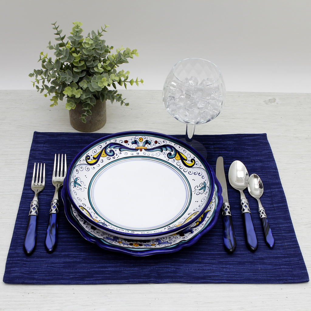 VECCHIA DERUTA: Risotto/Pasta/Cioppino round shallow coupe bowl - tops-selection.shop