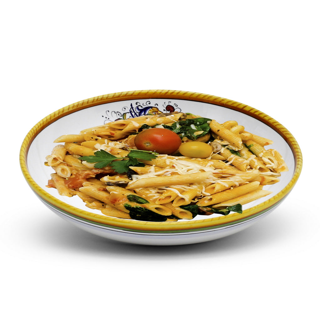 RAFFAELLESCO LITE: Risotto/Pasta/Cioppino round shallow coupe bowl - tops-selection.shop