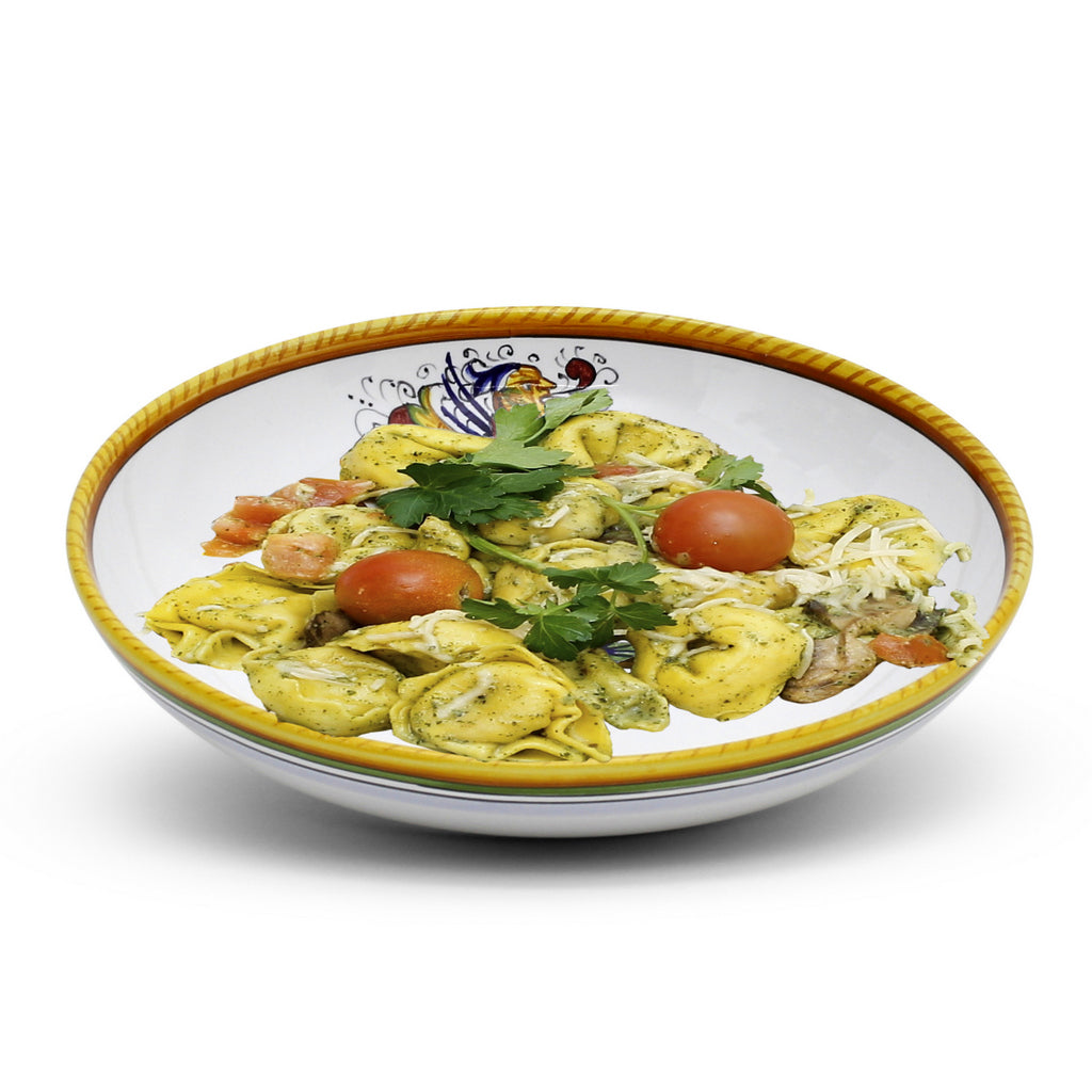 RAFFAELLESCO LITE: Risotto/Pasta/Cioppino round shallow coupe bowl - tops-selection.shop