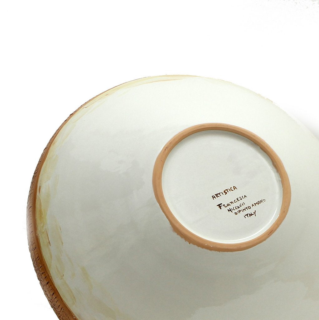 LEONARDO: One of a Kind Large Centerpiece with Noblewoman by Francesca Niccacci - tops-selection.shop