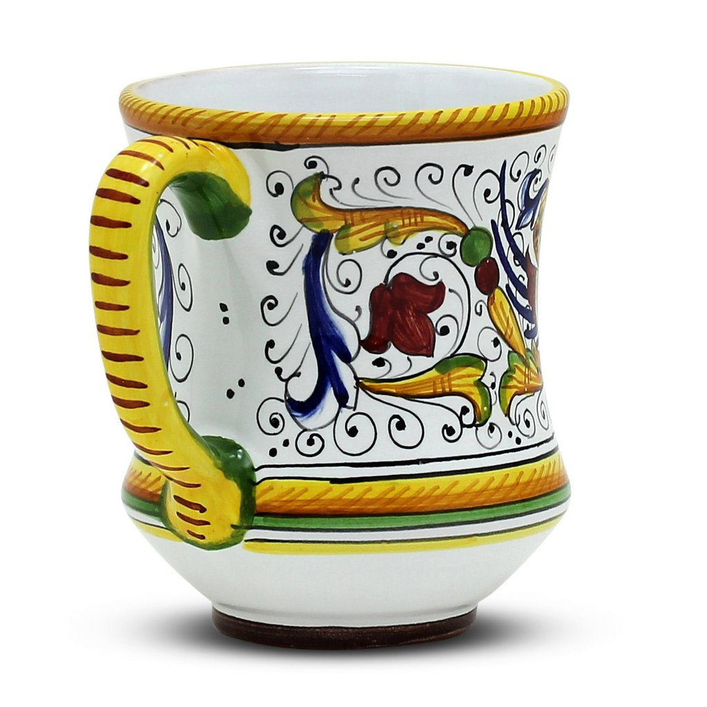 RAFFAELLESCO DE LUXE: Concave Deluxe Large Mug (17 Oz.) - tops-selection.shop