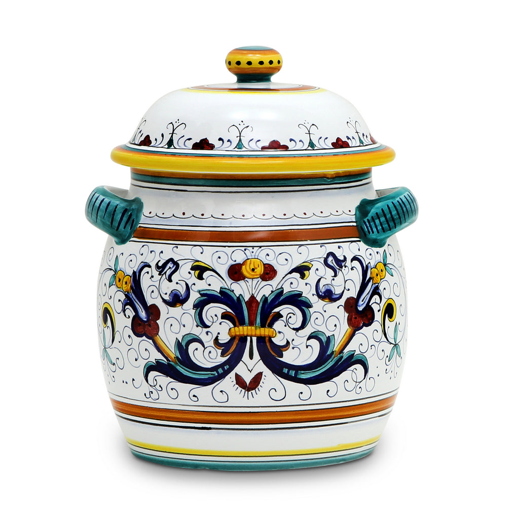 RICCO DERUTA: Traditional Biscotti Jar - tops-selection.shop