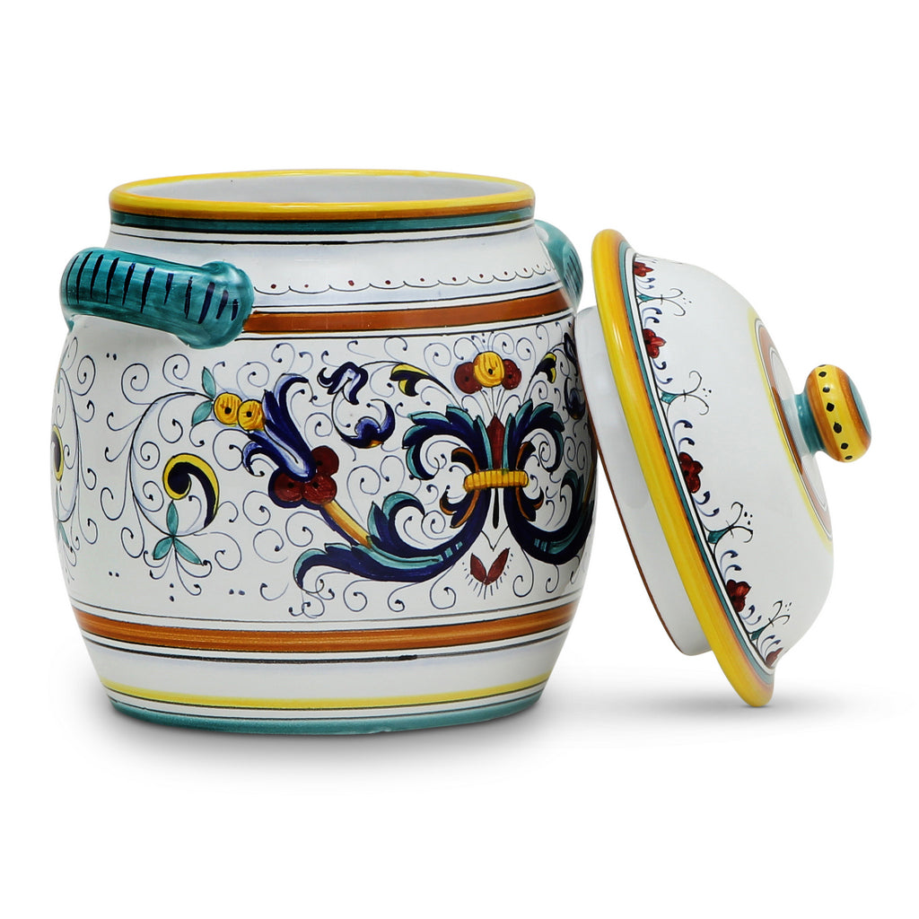 RICCO DERUTA: Traditional Biscotti Jar - tops-selection.shop
