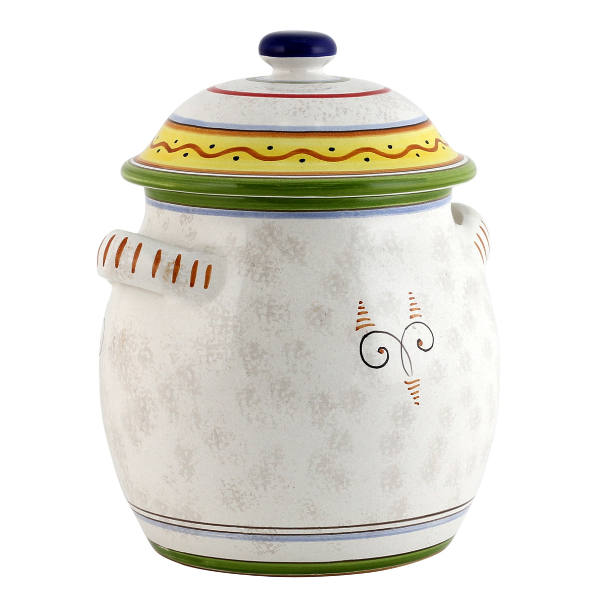 RUSTICA: Traditional Tuscan Biscotti Jar - tops-selection.shop