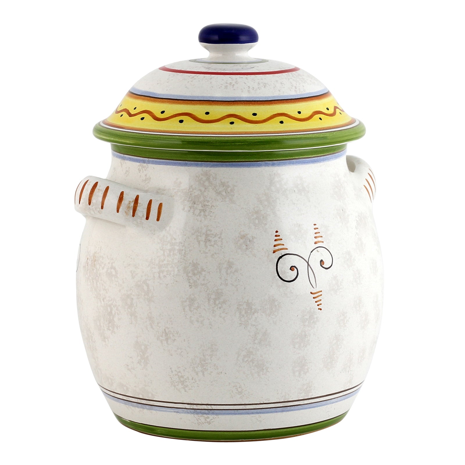 RUSTICA: Traditional Tuscan Biscotti Jar - tops-selection.shop