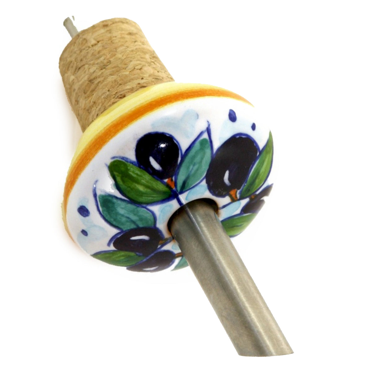 DERUTA VARIO: Pouring Cork OLIVE Design - tops-selection.shop