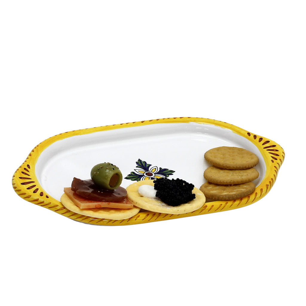 RAFFAELLESCO DELUXE: Oval/Oblong Small Tray - tops-selection.shop