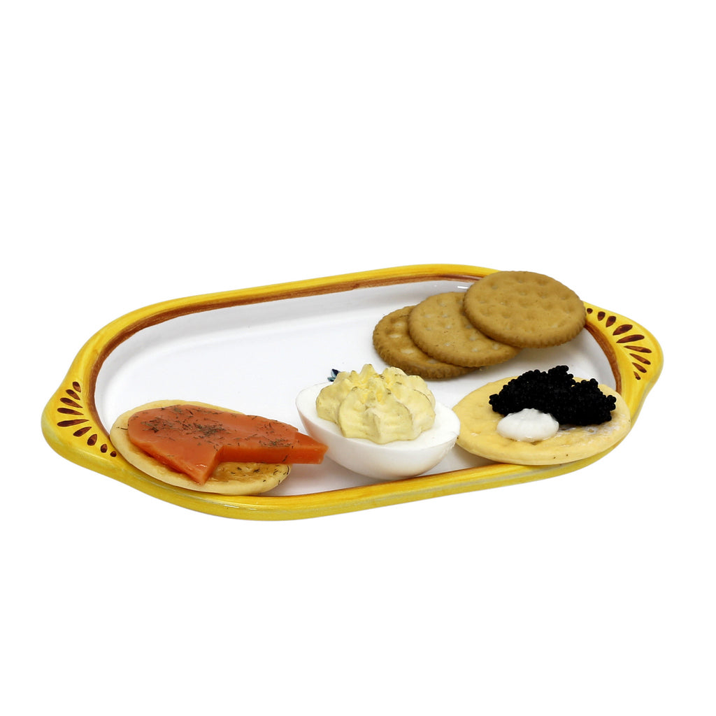 RICCO DERUTA DELUXE: Oval/Oblong Small Tray - tops-selection.shop