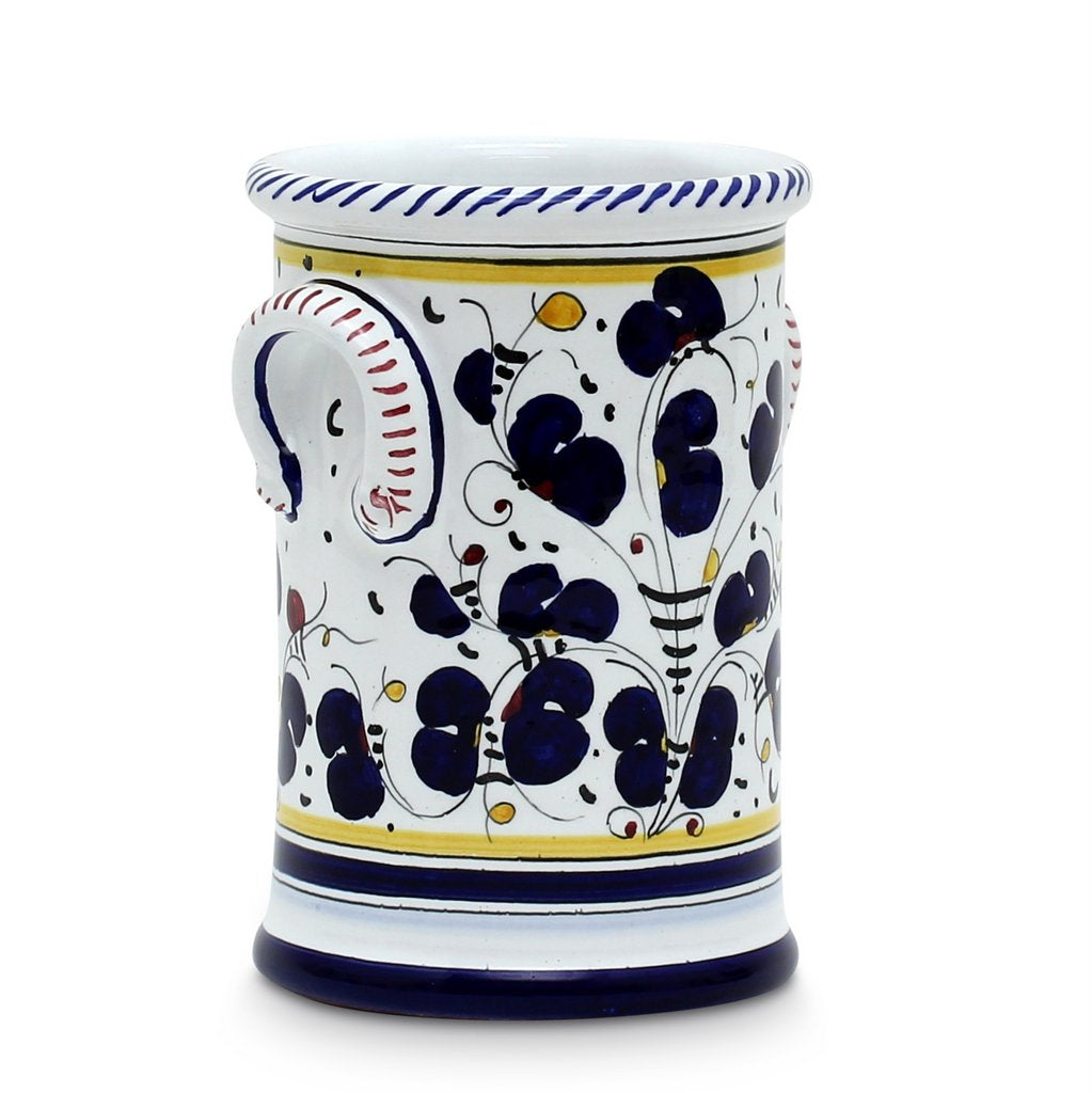 ORVIETO BLUE ROOSTER: Utensil Holder - tops-selection.shop