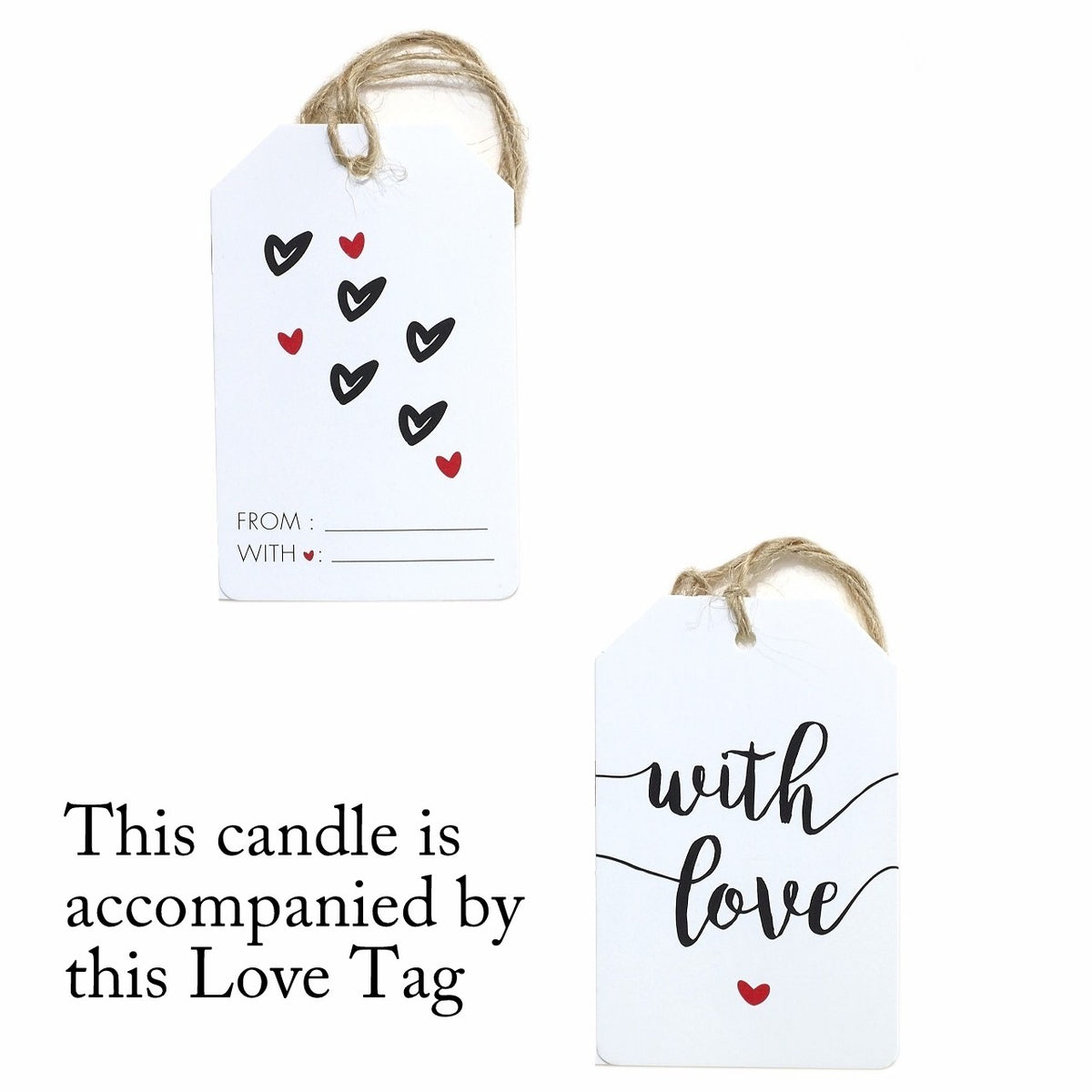 ROMANTICA: Valentino - Muah! Large Candle Vase Ceramic Container (30 Oz) - tops-selection.shop