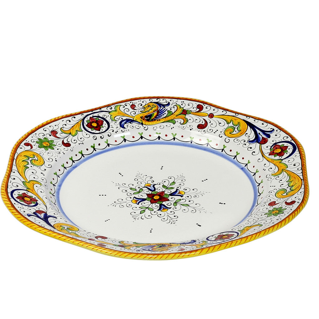 RAFFAELLESCO: Large Serving Set Platters (1 Lg Bowl + 1 Lg Charger + 1 Lg Platter) - tops-selection.shop