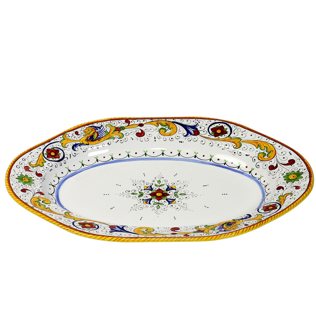 RAFFAELLESCO: Large Serving Set Platters (1 Lg Bowl + 1 Lg Charger + 1 Lg Platter) - tops-selection.shop