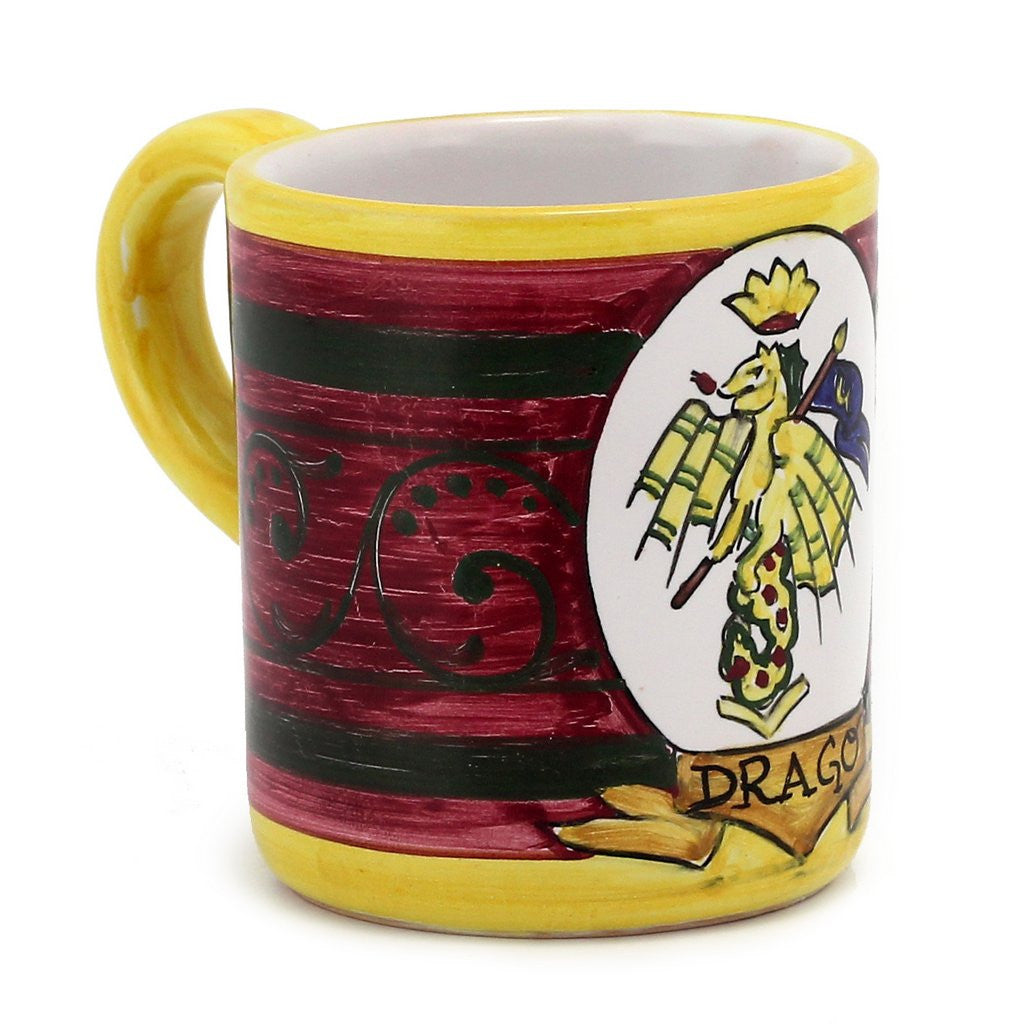 PALIO DI SIENA: DRAGO (Dragon) Mug (10 OZ) - tops-selection.shop