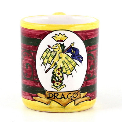 PALIO DI SIENA: DRAGO (Dragon) Mug (10 OZ) - tops-selection.shop