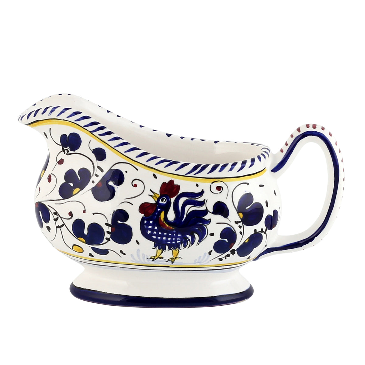 ORVIETO BLUE ROOSTER: Gravy Sauce boat - tops-selection.shop