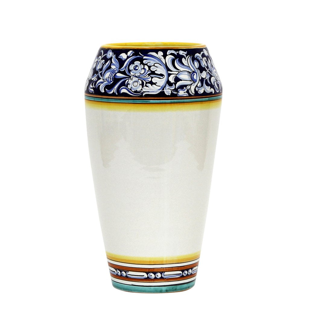 DERUTA BELLA: Medium Vase - Shades of Blue Design - (Premium Masterpiece by Francesca Niccacci) - tops-selection.shop