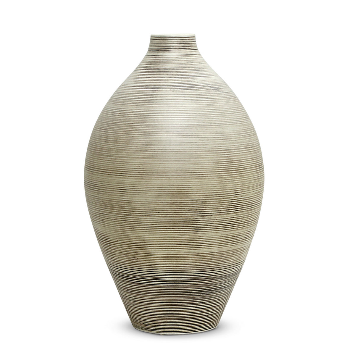 SABBIA TOSCANA: Large Olive Shape Vase - tops-selection.shop