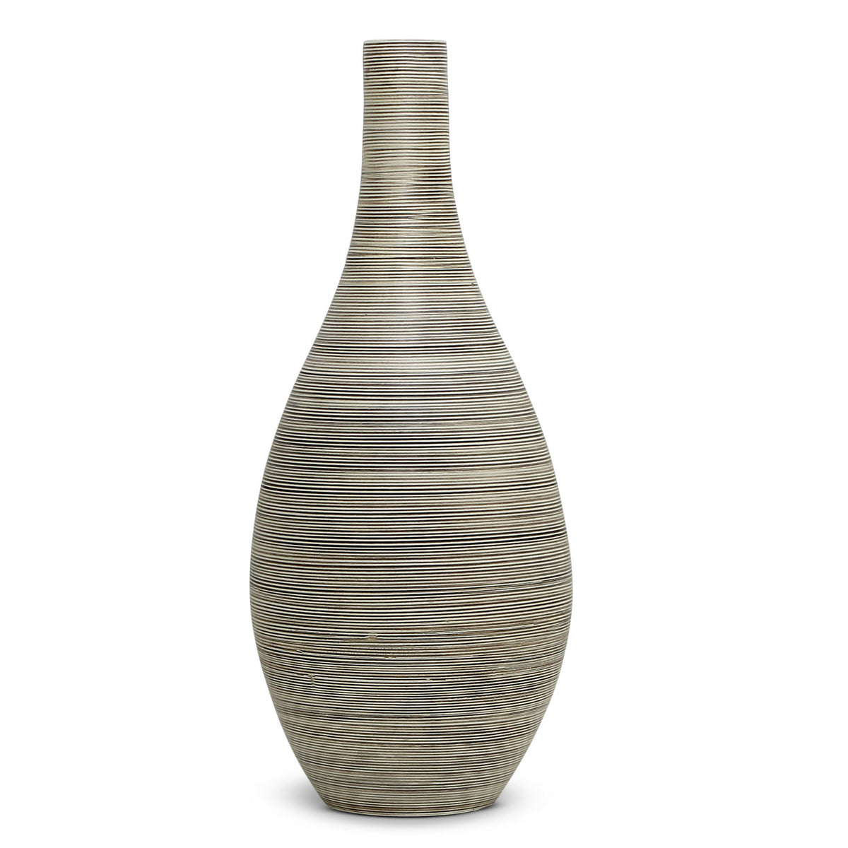 SABBIA TOSCANA: Very Tall Shaped Narrow Neck Vase - tops-selection.shop