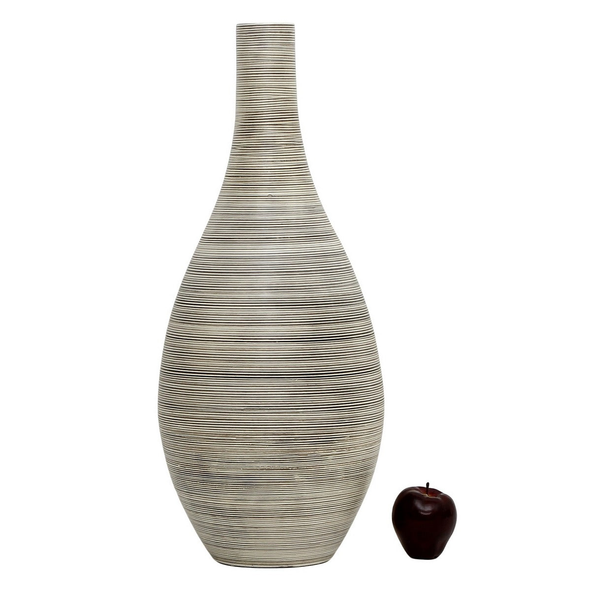 SABBIA TOSCANA: Very Tall Shaped Narrow Neck Vase - tops-selection.shop