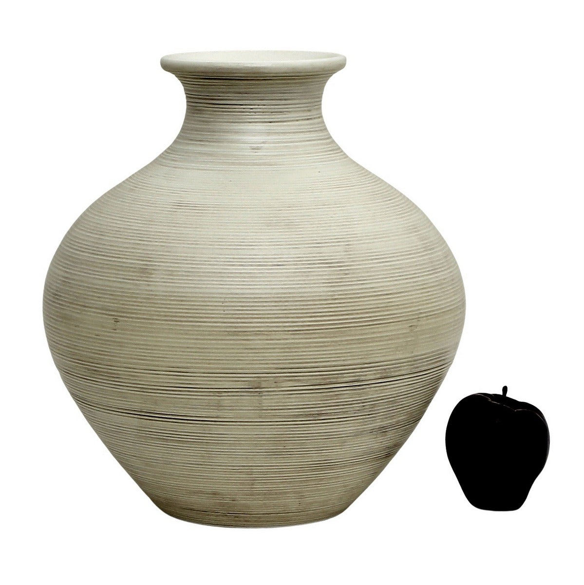 SABBIA TOSCANA: Large Shaped Traditional Vase - tops-selection.shop